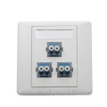 ftth 3 port duplex LC fiber terminal box / socket